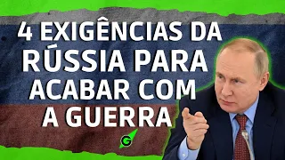 EXIGÊNCIAS DA RÚSSIA PARA O FIM DA GUERRA NA UCRÂNIA - GEOBRASIL {PROF. RODRIGO RODRIGUES}