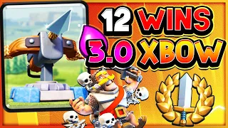 12 Win Grand Challenge with 3.0 Xbow Cycle #6 — Clash Royale