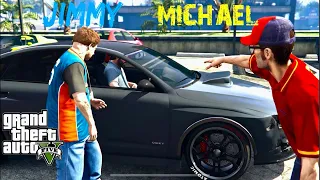 Grand Theft Auto V Michael tripping with Jimmy drug scene