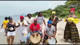 Así se baila punta en la cultura garifuna. desde Santa fe Colon.[ Giriga ]