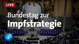 Bundestagsdebatte zur Corona-Impfstrategie