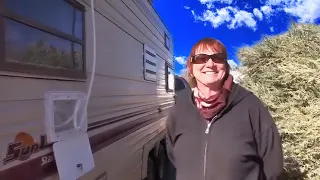 Solo Woman living SUPER CHEAP in a $2000 TRAILER on Public Land