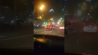 night time driving in kiev Ukraine