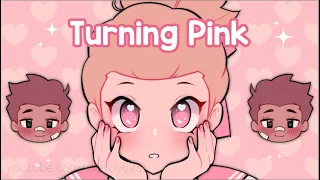 turning pink ♡ | meme | (16+)