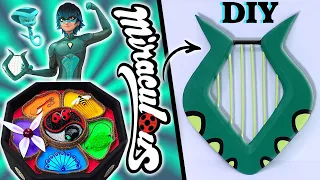 🐍DIY: Haz tu propia Lira de Viperion || Arma del Miraculous de la Serpiente Miraculous Ladybug 🐍