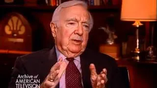 Walter Cronkite on becoming the Anchor chair of "The CBS Evening News" - EMMYTVLEGENDS