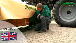 How to set up a KRONE disc mower
