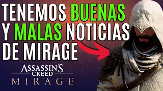 🔥Tenemos BUENAS y MALAS NOTICIAS de ASSASSIN´S CREED MIRAGE 🔥NUEVA INFO AC MIRAGE