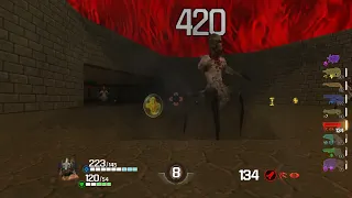 Quake Champions: Doom Edition Hell on Earth - Map23: Barrels O' Fun