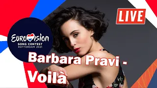 LIVE! Barbara Pravi - Voilà (ФРАНЦИЯ) | Евровидение 2021