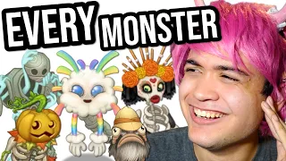 Reacting to every MY SINGING MONSTER in Seasonal Shanty - Characters/Sounds - (MVPerry reacts)