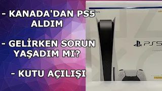 Çoook Ucuza Kanada'dan PS5 Aldım // Yurtdışından PS5 Almak // Gümrük Problemleri