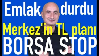 Emlak fiyatlarında düşüş hızlandı | Merkez. Bankası'nın TL stratejisi | Borsada realizasyon