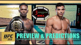 UFC 253 Israel Adesanya vs Paulo Costa: Preview, Predictions & Build Up HD