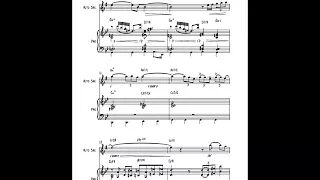 Summertime -- Charlie Parker Arrangement For Piano And Alto Saxophone