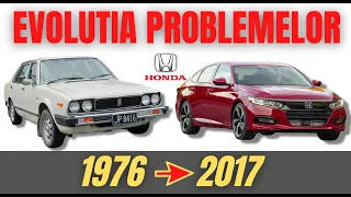 Honda Accord 1976-2017 | Evolutia Problemelor