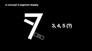 Concept 3 segment number display