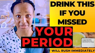 How to get periods Immediately in One hour |home remedy for irregular periods|GET YOUR PERIOD in 1hr