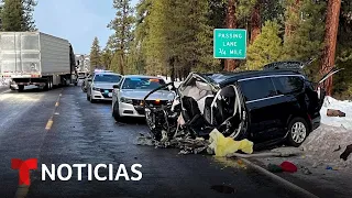 Mueren cinco miembros de una familia en un accidente cuando volvían de México | Noticias Telemundo