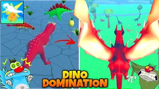 OGGY AND JACK PLAYING DINO DOMINATION GAME | OGGY GAME | DINO DOMINATION