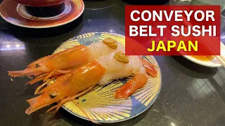 Conveyor Belt Sushi Restaurant in Tokyo, Japan | Trying Best Sushi Experience