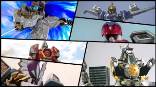 Every Sixth Ranger Mecha - Super Sentai (Dragon Caesar - Tarantula Knight)