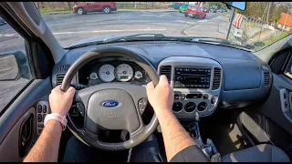 2007 Ford Escape I [2.3 i 16V 155hp] |0-100| POV Test Drive #2023 Joe Black