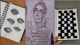 Sketchbook and Art Ideas TikTok Compilation [📔]