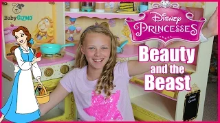 BEAUTY AND THE BEAST Disney Princess Belle Play Kitchen Toy Review for Kids Playtime