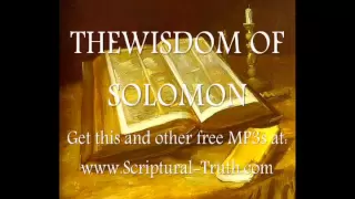 The Wisdom of Solomon - Entire Book (The Book of Wisdom)