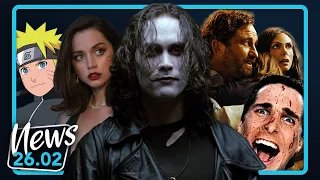 The Crow statt Ballerina, Naruto-Live-Action, American Psycho, Greenland 2 & mehr | FilmNews