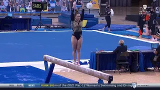 Kendal Poston Beam UCLA vs Oregon State 2021 9.825