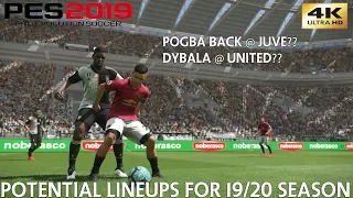 PES 2019 (PC) Juventus vs Manchester United | What if Juventus resign Pogba & United sign Dybala