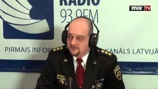 MIX TV: Зам. начальника полиции самоуправления Риги Андрей Аронов в программе "Утро на Балткоме"
