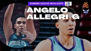 Angelo Allegri | Charlotte Hornets NBA Summer League 2023 Highlights | Guard