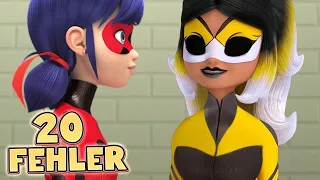 20 FEHLER,DIE SIE NICHT BEMERKT HABEN IN MIRACULOUS LADYBUG & CHAT NOIR FOLGEN - DEUTSCH