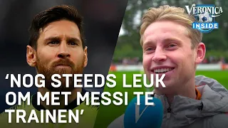 De Jong geniet in Barcelona: 'Nog steeds leuk om met Messi te trainen' | ORANJE