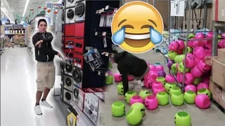 WALMART SHENANIGANS! (SPEAKER PRANK)