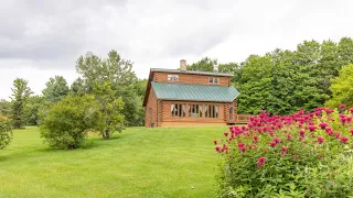 Northern Vermont Log Home For Sale - 1661 Nelson Hill Road Derby VT