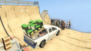 GTA 5 Stunts/Falls. Ragdolls vol.1 [Funny Fails moments]