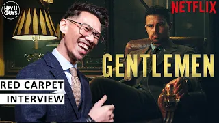 The Gentlemen TV Series UK Premiere Red Carpet Interview -Michael Vu