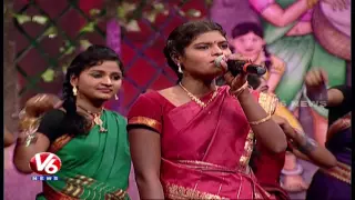 Jevilika Rekula Puvvullo Song || Folk Star Dhoom Thadaka || V6 News