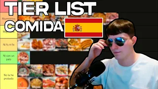 Esto es lo que OPINO de la COMIDA ESPAÑOLA *TIER LIST COMIDA ESPAÑOLA*