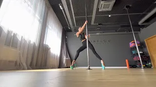 Pole exotic choreography