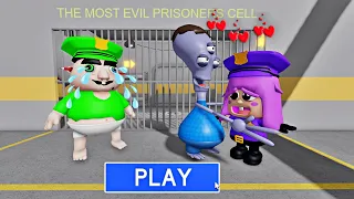 NEW SECRET in BRUNO'S FAMILY PRISON RUN? OBBY Full Gameplay #roblox #obby