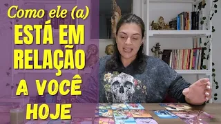 🧐 COMO ele | a ESTÁ em RELAÇÃO a VOCÊ HOJE? tarot contou tudo!