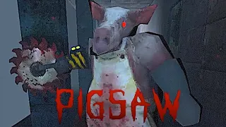 PIGSAW - Pigs Farm Humans in this Grim Survival Horror Game set in a Massive Industrial Abattoir!