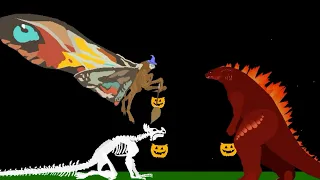 Godzilla, Mothra, and Anguirus go Trick or Treating (read desc)