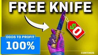 How To Get A FREE KNIFE in CS2 With NO RISK!