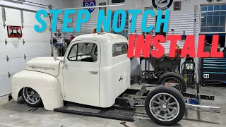 Building the Base: Restomod Episode #2 - Step Notch Installation on our 1952 Ford F1 Transformation!